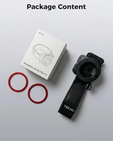 TECHO Magnetic Guitar Phone Holder – Thigh Strap Mount for Reading Tabs, Chords & Lyrics - Hands-Free Musicians Aid for Practice & Recording – Compatible with MagSafe & All Smartphones in Kuwait