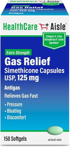 HealthCareAisle Simethicone Capsules 125 mg 150 ct in Saudi Arabia