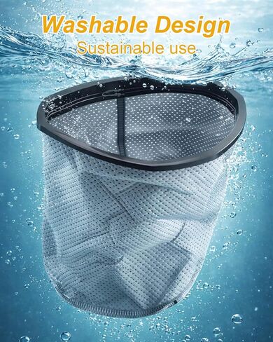 Vacuum Cleaner Filter Bags Fit for ProTeam Super Coach Pro 6 GoFree Flex Pro II ProVac FS 6 GoFit 6 GoFIt 6 PLUS Backpack Vacuum Cleaner Replace 834072, 2PCS in Kuwait