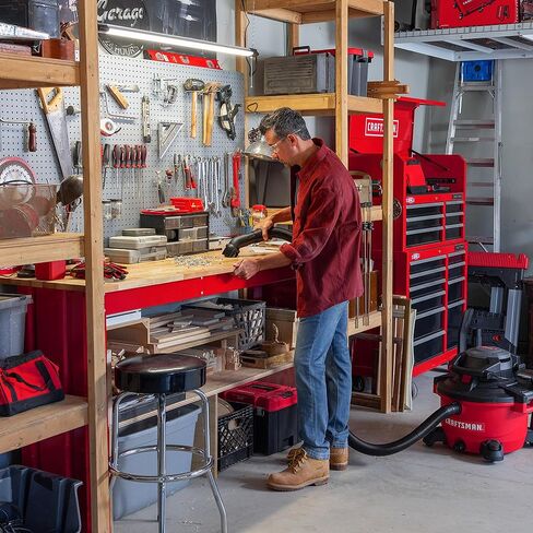 CRAFTSMAN CMXZVBE38802 2-1/2 بوصة. مجموعة ملحقات مكنسة كهربائية رطبة وجافة، ملحقات مكنسة كهربائية من الدرجة الصناعية لتنظيف منزلك، تناسب 2-1/2 بوصة. أقطار خرطوم in Kuwait