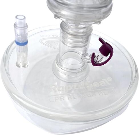 Kemp USA RapidSeal® CPR Resuscitation Mask with Oxygen Port for In-Water Rescue, Pre-Inflated Silicone Bladder, Adult & Child, (AKA “The Blob") in Saudi Arabia