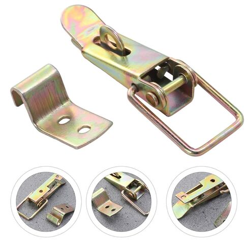2pcs Carriage Truck Door Draw Latch Hold Down Clamp, Metal Draw Catch for Rv Compartment and Industrial Equipment in Kuwait