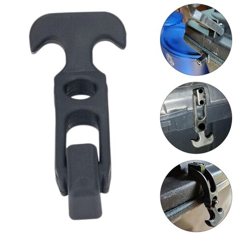 2 Sets Heavy Duty Rubber T-Handle Latches with Flexible Shock-Absorbing Draw Latch for Golf Cart Tool Box Locking Accessories in Saudi Arabia