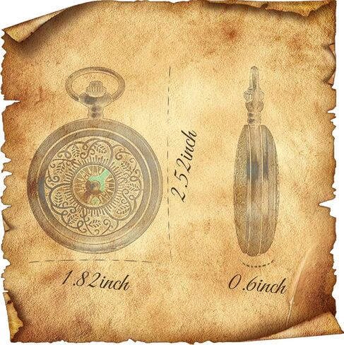 Vintage Brass Pocket Compass - Waterproof Survival Tool for Outdoor Adventures, Retro Scout Gift with Keychain for Hiking, Camping & Emergency Prep in Kuwait