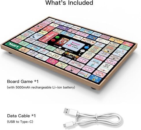 Electronic Drinking Games for Adults, Automatic Board Game for Adults Party with Screen & Music, 2–4 Players Interactive Bar & Party Drinking Board Games, Age 21+ in Saudi Arabia