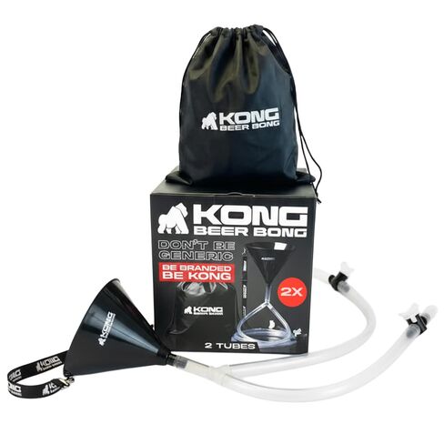 Kong Double Bong Funnel | Dual Tube Drinking Funnel for Party Games, Tailgates, Festivals & Celebrations in Saudi Arabia