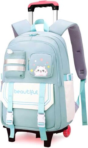 حقيبة الظهر المطبوعة للطباعة للطباعة مع حقيبة الظهر للأطفال مع حقيبة مدرسية عجلات عجلات. in Kuwait