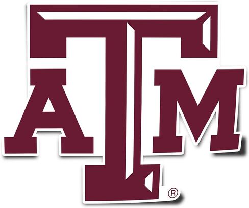 ملصق جامعة Desert Cactus Texas A&M Aggies TAMU ملصق من الفينيل لزجاجة مياه للكمبيوتر المحمول ودفتر قصاصات السيارة (IND 1) in Kuwait