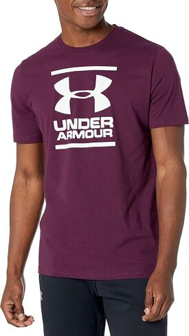 Under Armour Men's Global Foundation Short-Sleeve T-Shirt, (572) Purple Stone/Gray Mist/Gray Mist, X-Small in Kuwait
