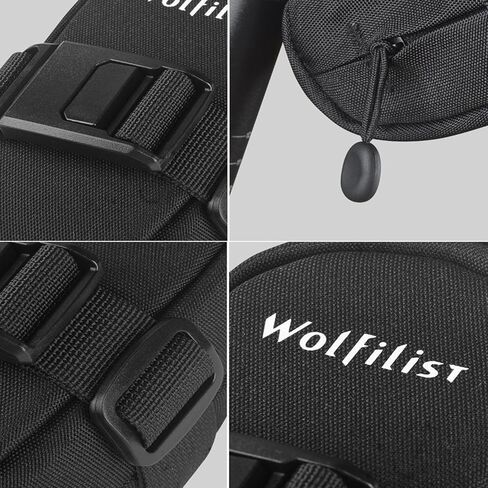 Magnetic Bike Saddle Bag - [ 1s Quick Install and Remove] Wedge Seat Pack with Fast Magnetic Buckle for Under Seat Storage on Road & Mountain Bicycles in Kuwait