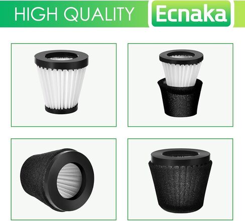 بدائل فلتر F117 متوافقة مع موديلات Dirt Devil Scorpion SD20005RED SD30025B BD22025، مقارنة بالجزء # AD40117 (4 عبوات فلتر هيبا و8 عبوات فلتر إسفنجي) in Kuwait