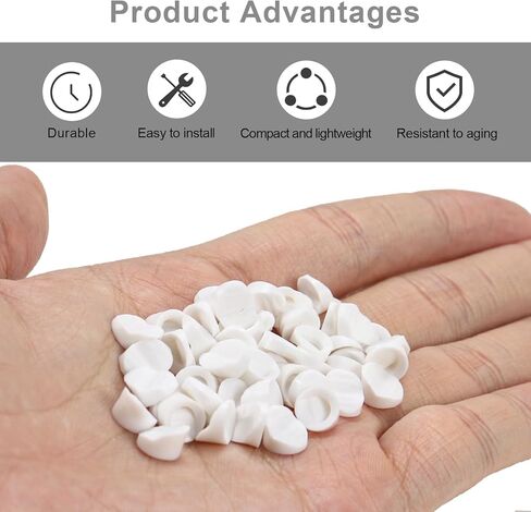 50 Pcs Entry Doors Frame Plugs Diameter 5/16" x 1/4" Compatible with ODL/Western Reflection Frame, Door Window Screw Hole Plugs,Entry Door Plugs Screw Hole Plugs-White in Kuwait