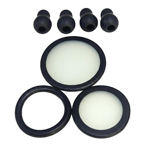 Stethoscope Replacement Parts Kit Fit for Classic III (3) and Cardiology III (3)&IV (4) Universal Bell Cover Diaphragm Earpieces Earbud Earplug Eartips Compatible with Littmann and Other Stethoscopes (Black) in Saudi Arabia