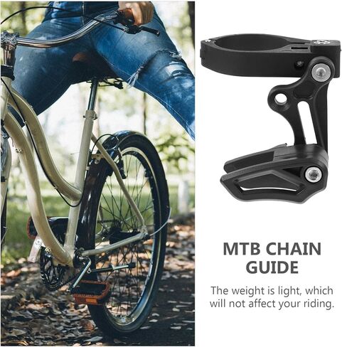 ARTIBETTER Mountain Bike Chain Guide Chain Guard with Front Derailleur Mount for Cycling Drivetrain Components in Saudi Arabia