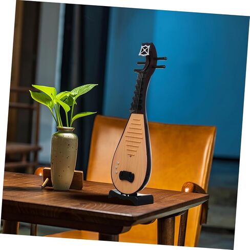 1pc Chinese Lute Simulation Model for Ancient Costume Photography Lightweight Pipa Decor Prop Chic and Design for Traditional Music and Vintage Themes in Kuwait