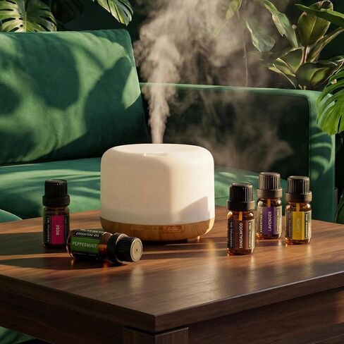 SACATR 36 Pcs Natural Essential Oil Sets,Essential Oils for Diffuser, Humidifiers, Skin Care, Massage, Fragrance Oil Scent for DIY Candle and Soap Making, Gift for Friends (36 * 5ML) in Saudi Arabia