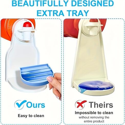 1PC Laundry Detergent Cup Holders and Liquid Detergent Dispensers,Keeping Your Washer,Dryer,and Laundry Floor Clean and Organized,Suitable for Most Bottle Sizes in Saudi Arabia