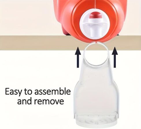 1PC Laundry Detergent Cup Holders and Liquid Detergent Dispensers,Keeping Your Washer,Dryer,and Laundry Floor Clean and Organized,Suitable for Most Bottle Sizes in Saudi Arabia