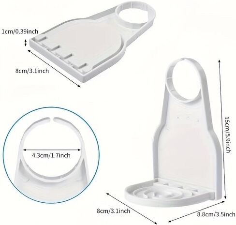 1PC Laundry Detergent Cup Holders and Liquid Detergent Dispensers,Keeping Your Washer,Dryer,and Laundry Floor Clean and Organized,Suitable for Most Bottle Sizes in Saudi Arabia