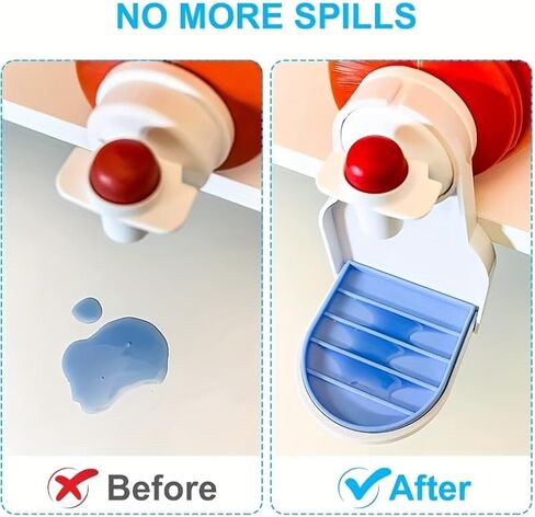 1PC Laundry Detergent Cup Holders and Liquid Detergent Dispensers,Keeping Your Washer,Dryer,and Laundry Floor Clean and Organized,Suitable for Most Bottle Sizes in Saudi Arabia