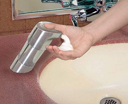 TOPFILL™ Manual Counter Mount Dispenser, Refills from Above The Counter, Chrome Finish, Kutol #9930CHR, Sold one Each in Kuwait