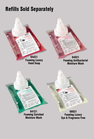 TOPFILL™ Manual Counter Mount Dispenser, Refills from Above The Counter, Chrome Finish, Kutol #9930CHR, Sold one Each in Kuwait