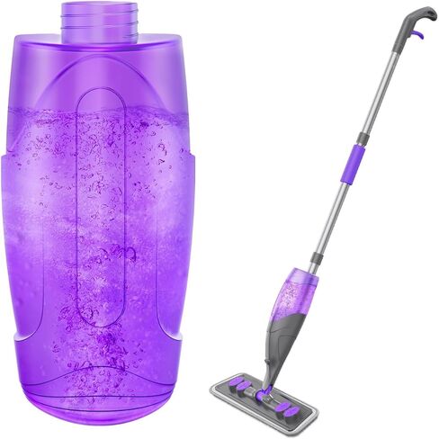 زجاجة قابلة لإعادة التعبئة سعة 520 مل لممسحة رش IOPRETTY: زجاجات بديلة لـ IOPRETTY فقط - خزان مياه لتنظيف الأرضيات متعددة الأسطح in Kuwait