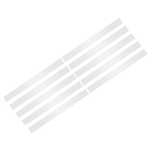 MECCANIXITY 304 حشوات من الفولاذ المقاوم للصدأ، 76.2 سم × 2.54 سم × 0.039 بوصة شرائط معدنية شيم حشوة لوحة معدنية مسطحة لتزيين المطبخ المنزلي حشو فجوة 2 قطعة in Saudi Arabia