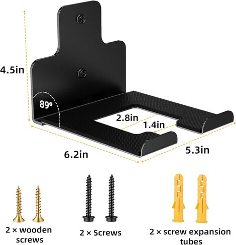 Garage Organization Wall Mounted Storage Rack, Heavy Duty Tool Hanger for Grass Trimmer, Hedge Trimmer, Weed Wacker and Garden Power Tools, 1 Pack in Saudi Arabia