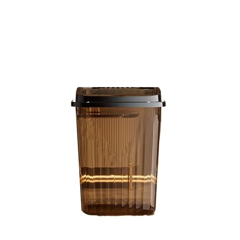 Space-Saving Trash Can for Small Spaces, Design & Compact, Multi-Scene Use(Medium Black GS2571) in Kuwait