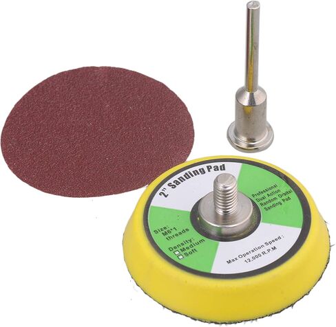 BQLZR 60-2000 Grit 2 بوصة 50 مم أقراص الصنفرة خطاف وحلقة لوحة الصنفرة أداة تلميع حزمة من 100 in Saudi Arabia