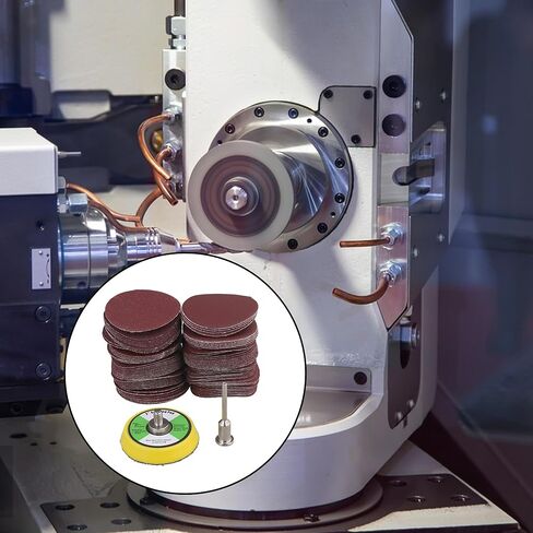 BQLZR 60-2000 Grit 2 بوصة 50 مم أقراص الصنفرة خطاف وحلقة لوحة الصنفرة أداة تلميع حزمة من 100 in Saudi Arabia