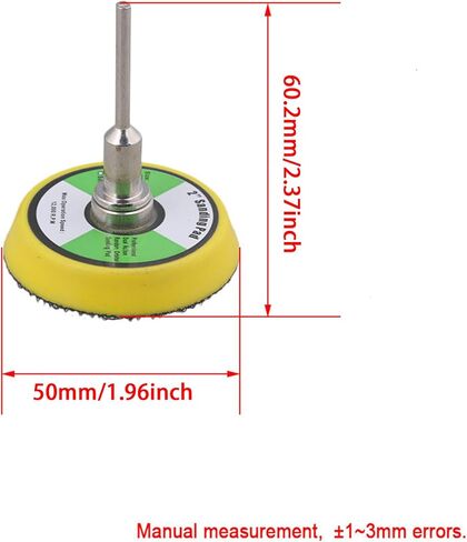 BQLZR 60-2000 Grit 2 بوصة 50 مم أقراص الصنفرة خطاف وحلقة لوحة الصنفرة أداة تلميع حزمة من 100 in Saudi Arabia