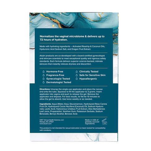 Vaginal Moisturizing Gel for Women, Long-Lasting Hydration Up to 72 Hours, 1 Month Supply in Saudi Arabia