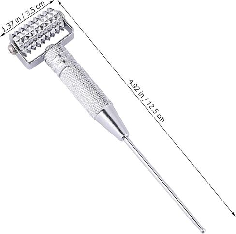 EXCEART Acupuncture Pen Ear Massage Tool Face Roller Adjustable Deep Tissue Massage Tool for Face Ear Self-Massage in Kuwait