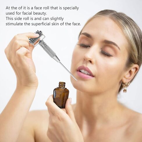 EXCEART Acupuncture Pen Ear Massage Tool Face Roller Adjustable Deep Tissue Massage Tool for Face Ear Self-Massage in Kuwait