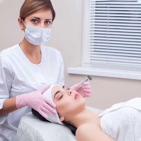 EXCEART Acupuncture Pen Ear Massage Tool Face Roller Adjustable Deep Tissue Massage Tool for Face Ear Self-Massage in Kuwait