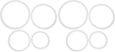 4 قطع من حلقات ترطيب الطبل من DOITOOL، كاتم صوت حلقة كتم الصوت لطبول 10/12/14/16 بوصة، حلقات ترطيب كاتم صوت الطبول للتحكم في الضوضاء وتحسين الصوت in Kuwait