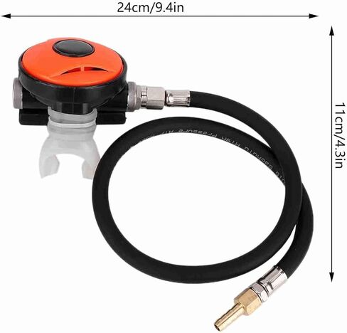 2nd Stage Diving Regulator, Adjustable Scuba Regulator Explorer with Mouthpiece Snorkel Equipment Accessory for Diving Activities in Saudi Arabia