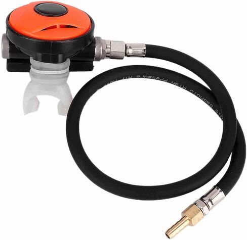 2nd Stage Diving Regulator, Adjustable Scuba Regulator Explorer with Mouthpiece Snorkel Equipment Accessory for Diving Activities in Saudi Arabia