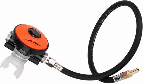 2nd Stage Diving Regulator, Adjustable Scuba Regulator Explorer with Mouthpiece Snorkel Equipment Accessory for Diving Activities in Saudi Arabia