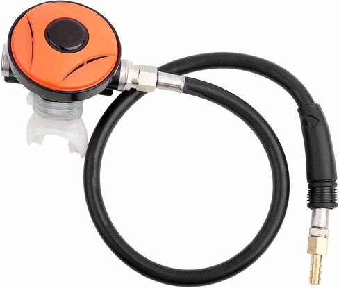 2nd Stage Diving Regulator, Adjustable Scuba Regulator Explorer with Mouthpiece Snorkel Equipment Accessory for Diving Activities in Saudi Arabia