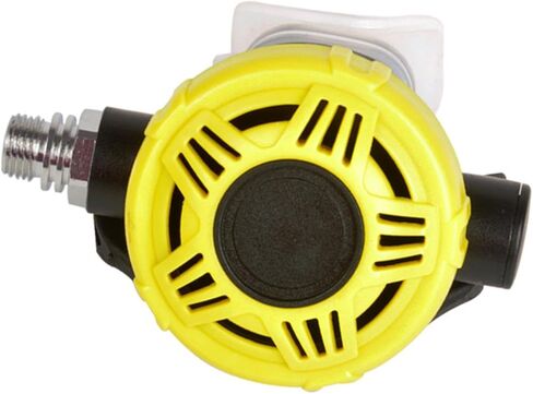 Scuba Diving Second Stage Regulator Yellow Accessories for Backup Use Large Purge Button Simple Assembly Silicone Mouthpiece in Saudi Arabia