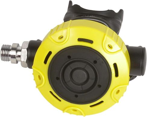 Scuba Diving Second Stage Regulator Yellow Accessories for Backup Use Large Purge Button Simple Assembly Silicone Mouthpiece in Saudi Arabia
