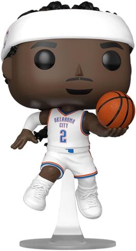 كرة السلة البوب: OKC Thunder - Shai Gilgeous Alexander (SGA) شخصية من الفينيل متضمنة مع واقي صندوق متوافق مع Funko in Saudi Arabia