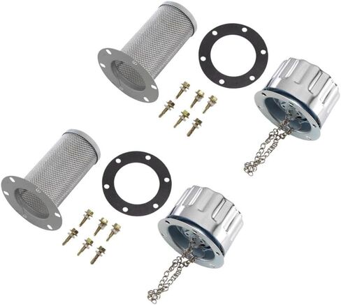 Mytee Products Carbon Steel Hydraulic Tank Breather Cap with Chain for Oil & Fuel Reservoir - Metal Filler Vent Cap Replaces BC40, BUYTFA005715, TFA005715 OEM in Saudi Arabia