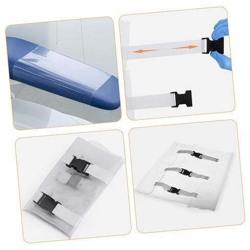 4Pcs Dental Chair Foot Covers Waterproof Floor Protectors for Dental Chairs Washable Unit Pads Non-Slip Base Suitable for Clinics and Spas in Saudi Arabia