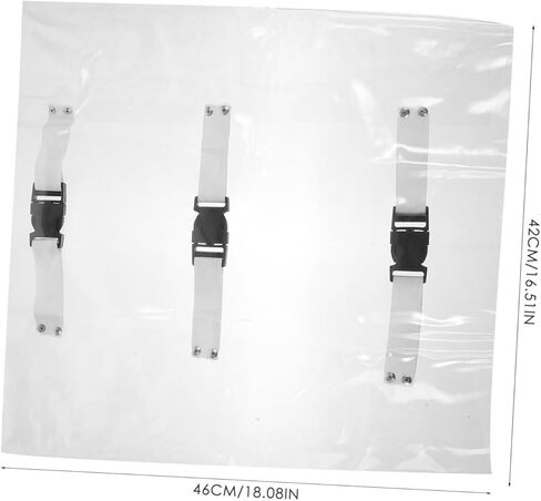 غطاء مرن لكرسي القدم شفاف لسهولة الوضع، قدرة تحمل قوية للاستخدام اليومي في إعدادات المكتب المنزلي in Kuwait