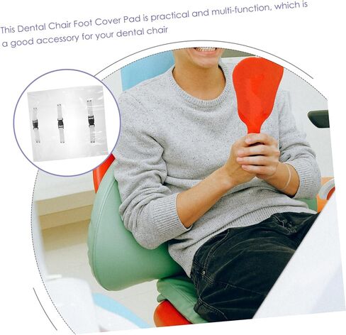 غطاء مرن لكرسي القدم شفاف لسهولة الوضع، قدرة تحمل قوية للاستخدام اليومي في إعدادات المكتب المنزلي in Kuwait