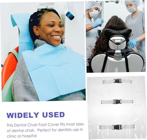 غطاء مرن لكرسي القدم شفاف لسهولة الوضع، قدرة تحمل قوية للاستخدام اليومي في إعدادات المكتب المنزلي in Kuwait